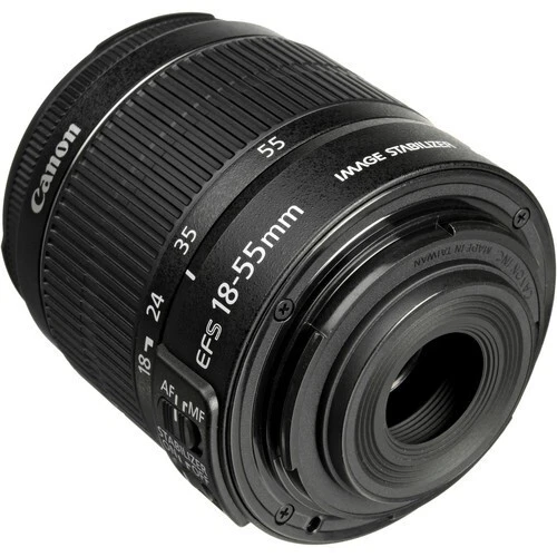 Objectif Canon EF-S 18-55mm f/3.5-5.6 IS II Zoom Standard Stabilisé pour Reflex Canon APS-C