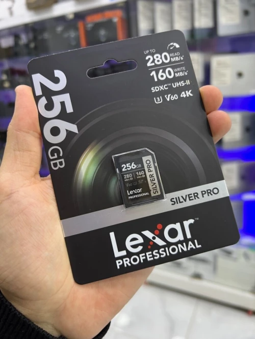 Carte Mémoire Lexar 256GB SD UHS-II V60 4k 280MB/s