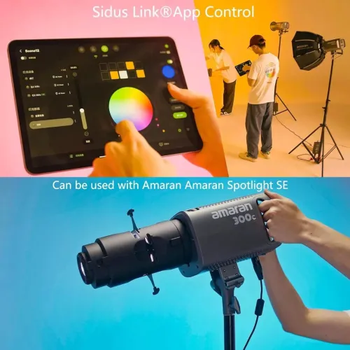 Aputure Amaran 300c LED RGBWW 2700K-7500K APP