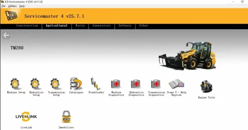 JCB Outil De Service Electronique JCB Avec JCB ServiceMaster 2026