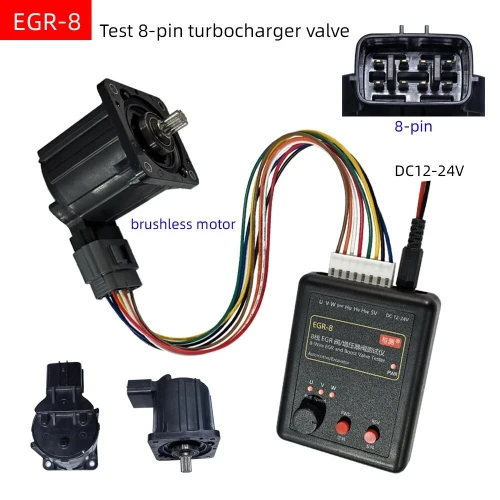 Nouveau ! EGR-8 Arrivée ! Testeur de soupape EGR 8 fils pour camion-excavateur et testeur de soupape de surpression de turbocompresseur 8 fils