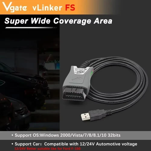 Vgate vLinker FS ELM327 Pour Renault FORD MAZDA FIAT