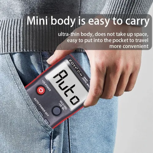 ZOYI ZT-A6 bouton multimètre numérique professionnel AC DC tension courant testeur de résistance avec mesure de température et NCV Fun