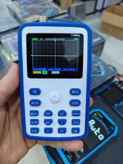 FNIRSI 1C15 110MHz 500MS/s Oscilloscope Numérique Mini Portable