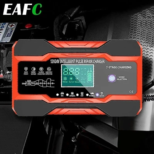 Chargeur Rapide Batterie De Voiture Réparation SnapPulse, Acide AGM 12V 24V 10A
