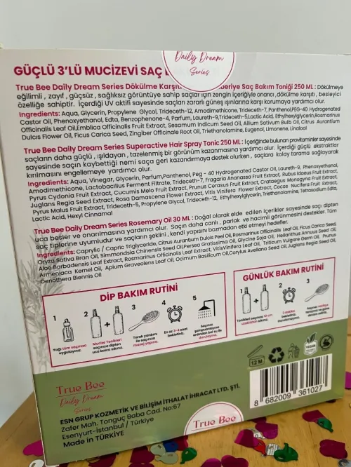 PACK Trio anti chute de cheveux.