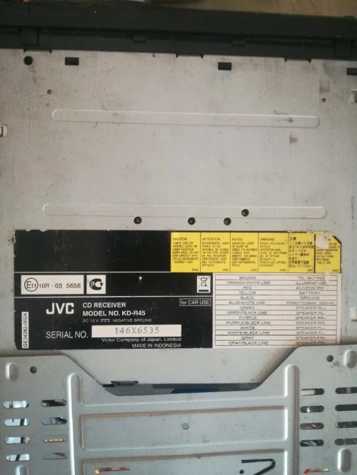 Poste Radio JVC