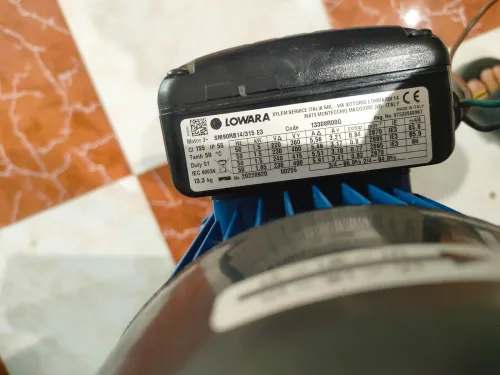 pompe multicellulaire verticale en acier inoxydable de la marque Lowara, 