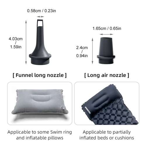Pompe à air électrique (pacoone) compresseur d'air sans fil, gonfleur dégonfleur