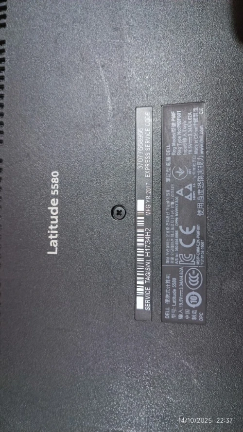 Laptop dell latitude 5580 i7 7th 15.6" 32_512