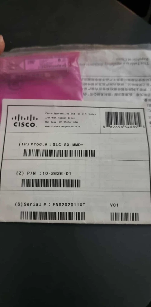 Connecteur fibre optique Cisco MMD 