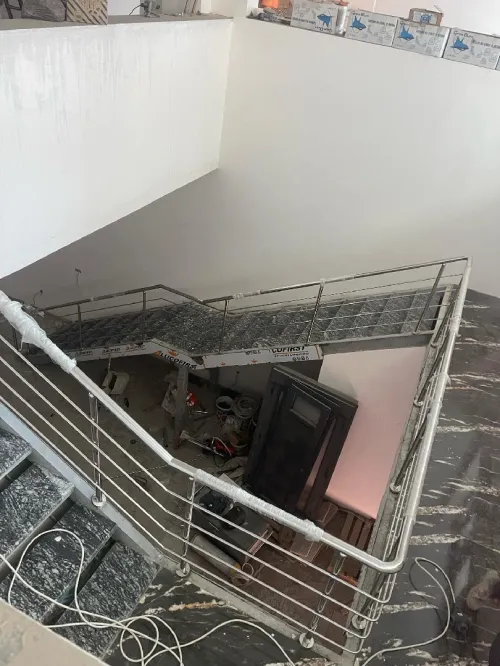 Rempe d'escalier inox 