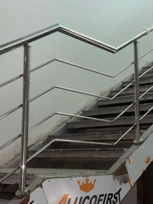 Rempe d'escalier inox 