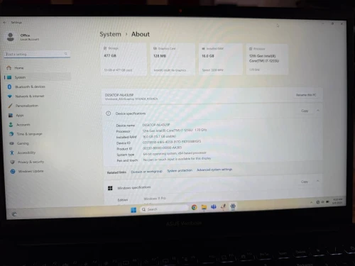 PC portable Asus VIVOBOOK