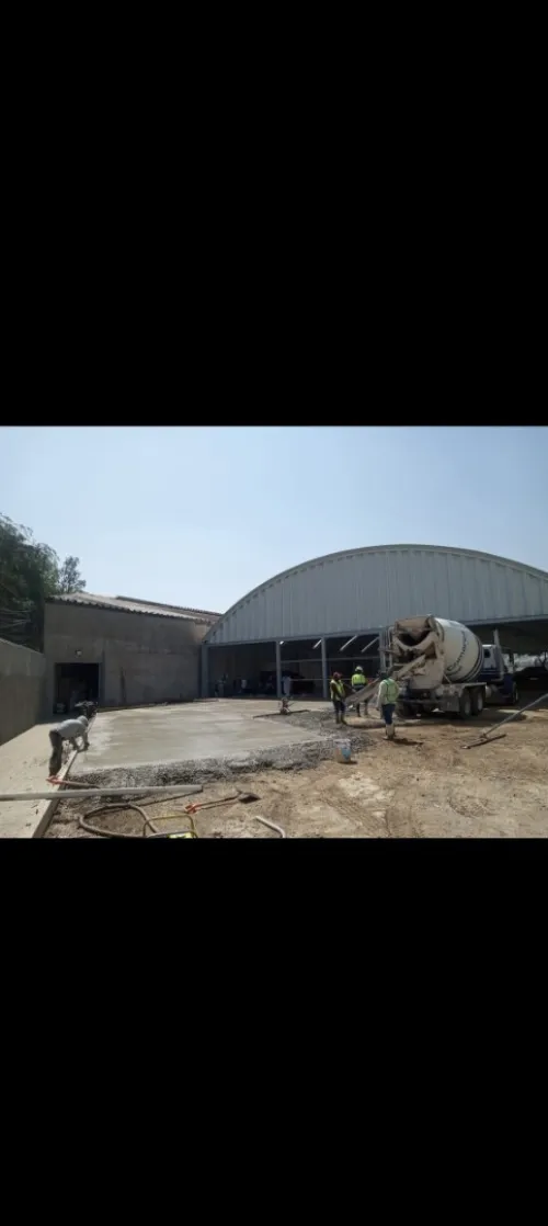 Travaux de Dallage industriel Béton lisse