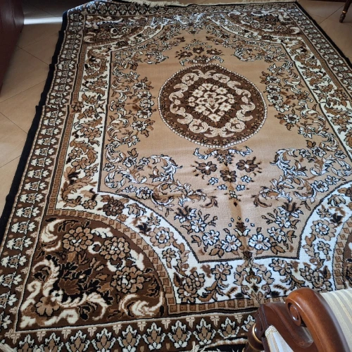 Lot de deux tapis d'importation ( fabriqués en  Belgique)
