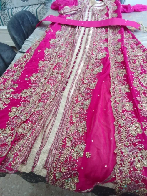 kaftan sari + kaftan vert 
