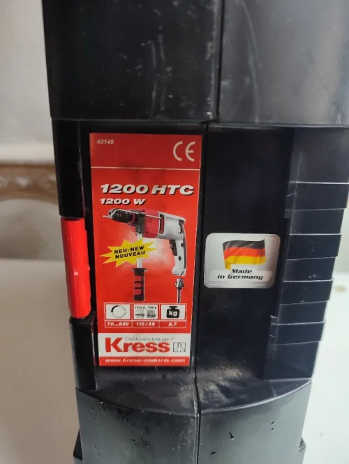 Perceuse Kress htc 1200w 110Nm professional