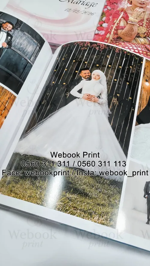 Albums Photobooks Haute Qualité avec Traitement Photos