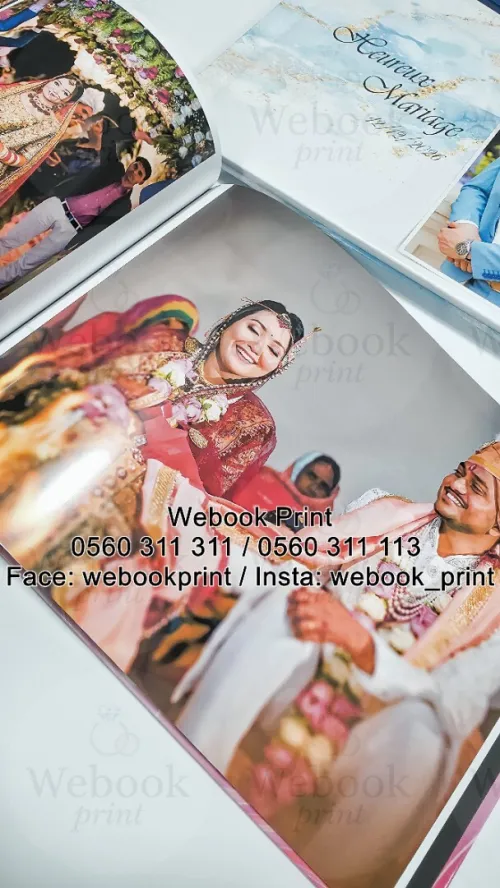 Conception et Impression Photobook Mariage & Fiançailles