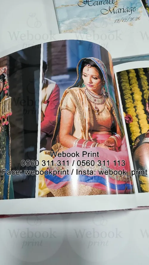 Conception et Impression Photobook Mariage & Fiançailles