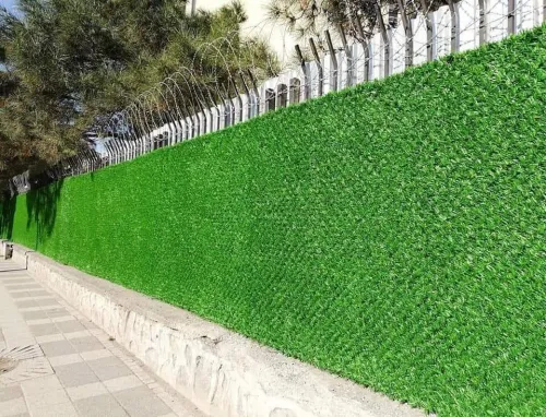 Grillage gazon vert