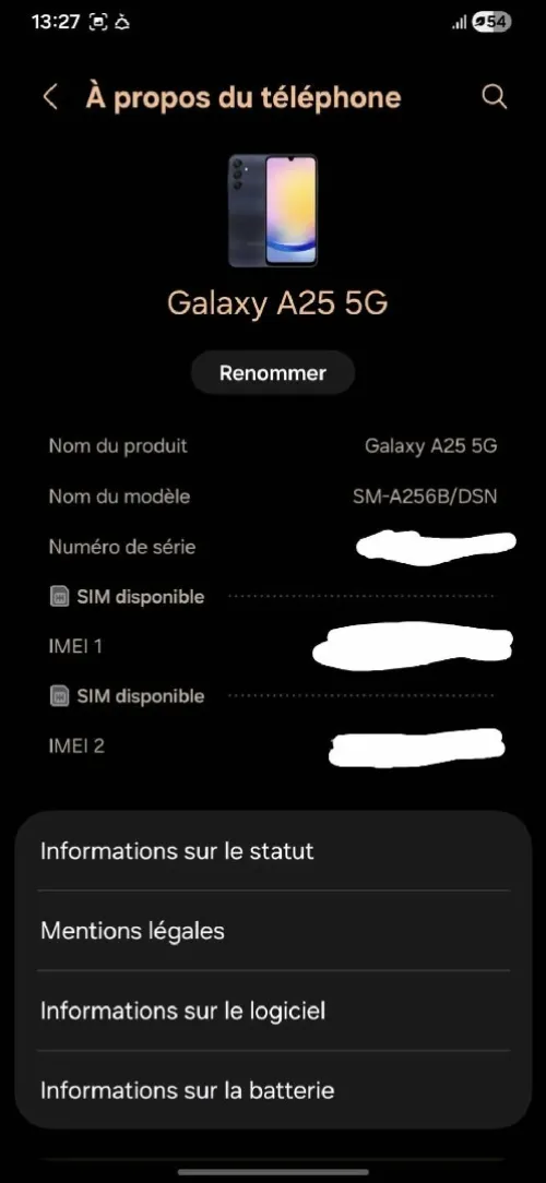 Samsung Galaxy a25 5g