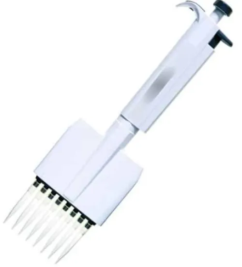 MICROPIPETTE MULTI-CANAL QUALITE SUPERIEURE TOMOS P8X200 - 8 CANAUX 20-200uL