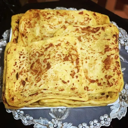 مسمن جزائري، نقاش، وصابلي بالمعجون / Msemen Algérien, Naqach & Sablés à la confiture