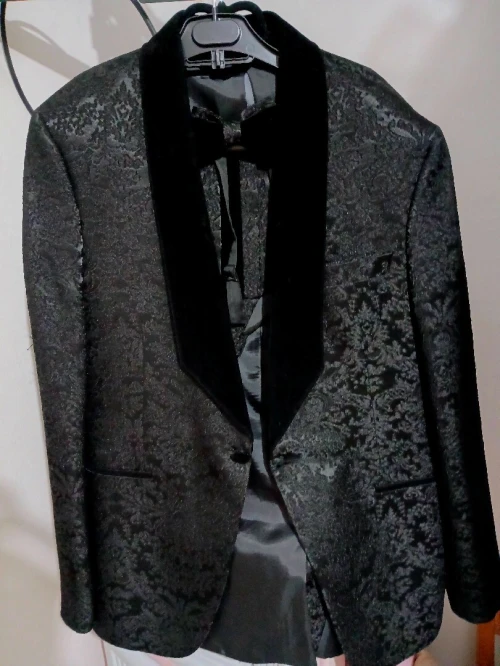 Veste costume mariage avec accessoires 