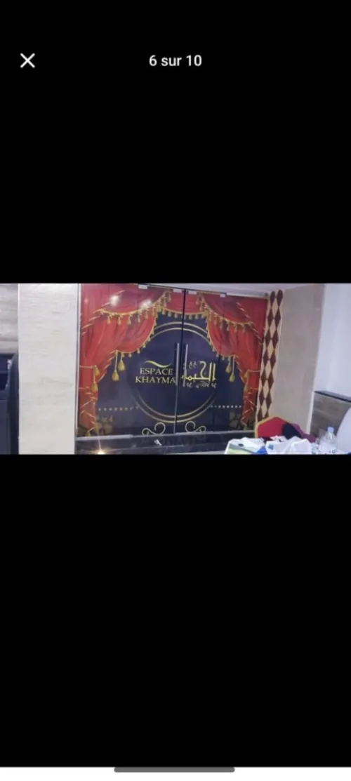 Habillage vitrine, impression numérique autocollants oneway تزيين المحلات من الداخل و الخارج