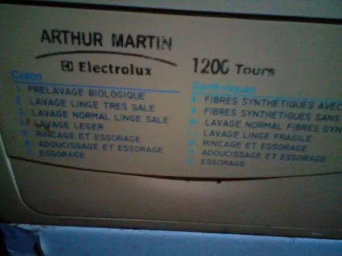 Machine à laver