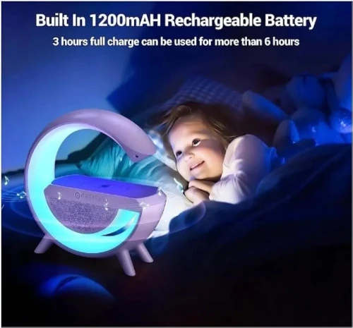 Led Wireless Charging Speaker BT