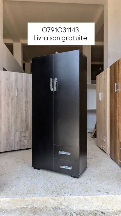 armoire de chambre 2 portes