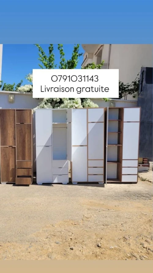 armoire de chambre 2 portes