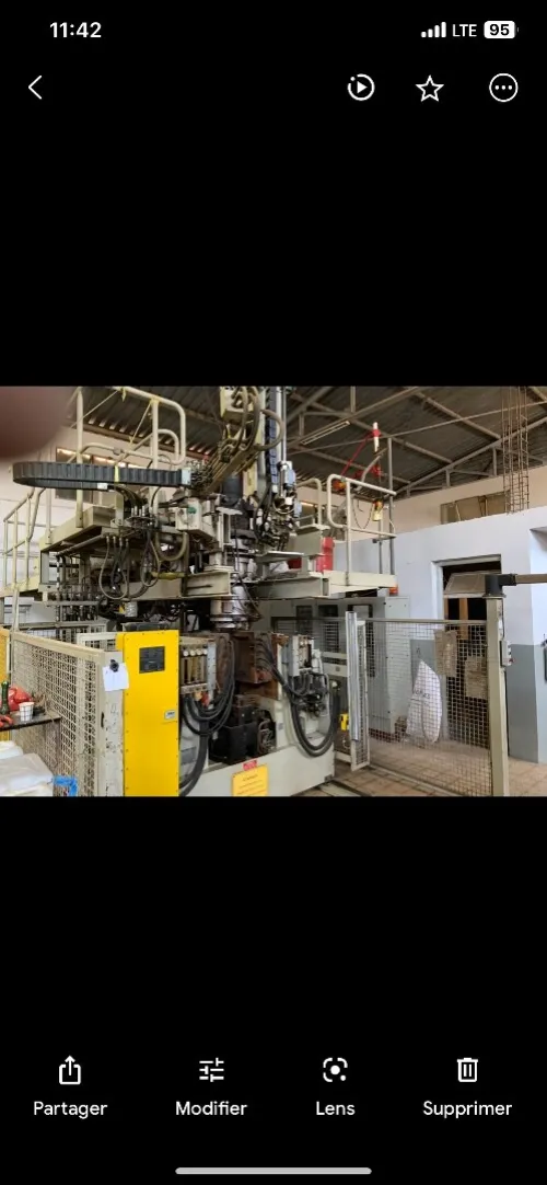 Machin plastique soufflage