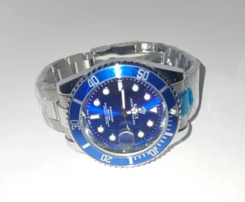 ساعة رجالية ستانلس ستيل تصميم Rolex
