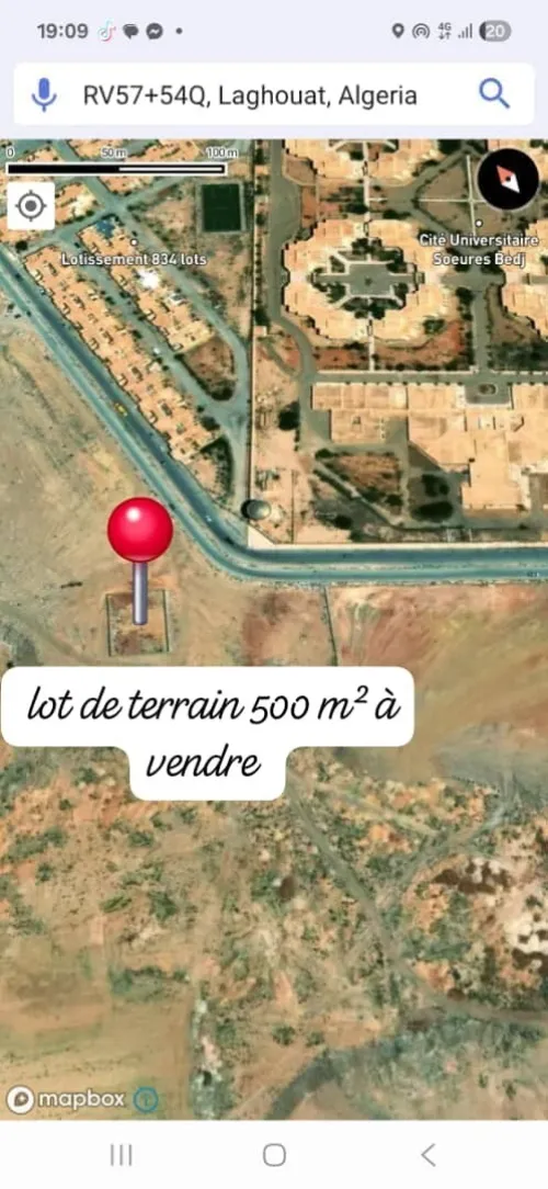 Vente Terrain Laghouat Laghouat