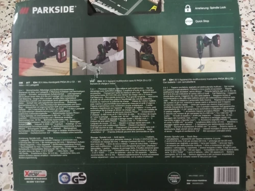Parkside PKGA 20-Li C2. 3en1. Perceuse-visseuse... ALLEMAGNE