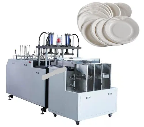 Machine de fabrication des assiettes en papier jetables