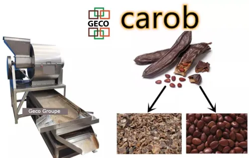 Ligne Broyeur et Séparateur de Graines (Caroube) مطحنة ومفرّق البذور (الخرنوب)