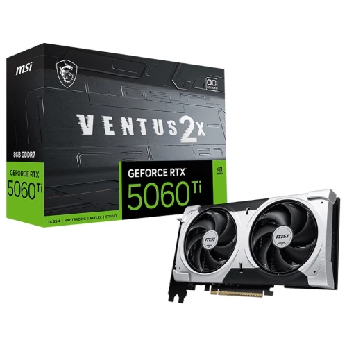 CARTE GRAPHIQUE MSI RTX 5060 TI 8GB VENTUS 2X OC PLUS