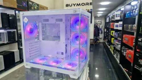 BOITIER MAGMA V5 7FAN ARGB WHITE