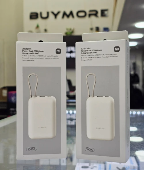 POWER BANK XIAOMI 20.000mAh 10.000mAh With Integrated CABLE