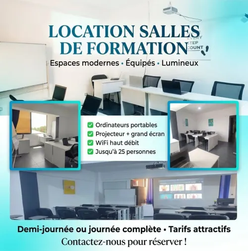 Salle de formation & reunion à louer - قاعة تدريب واجتماع للايجار