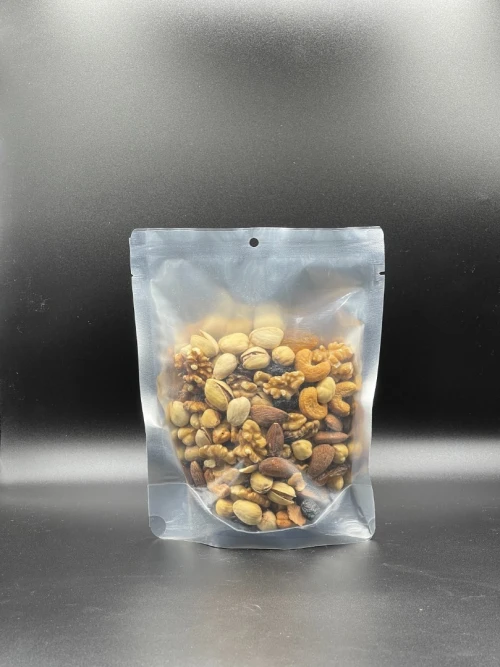 Sac DOYPACK sans zip couleur transparent / aluminium