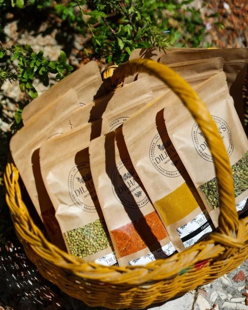Sac DOYPACK kraft pour herbes et épices