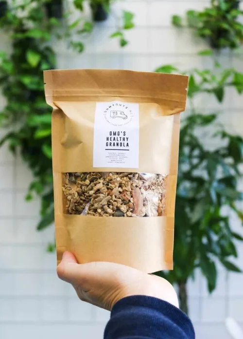 Sac DOYPACK kraft pour herbes et épices