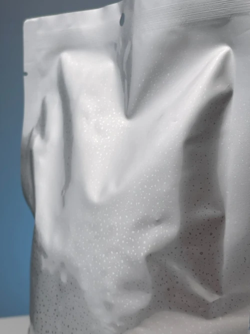 Sac DOYPACK sans zip couleur transparent / aluminium