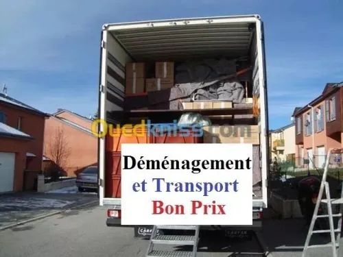 TRANSPORT DÉMÉNAGEMENT TOUT DESTINATION نقل والترحيل الاثاث في كل الاتجاهات //
